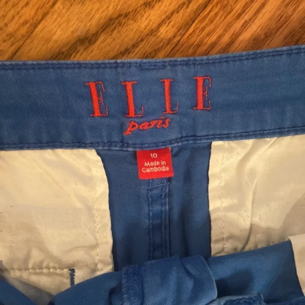 Elle Paris royal blue shorts size 10